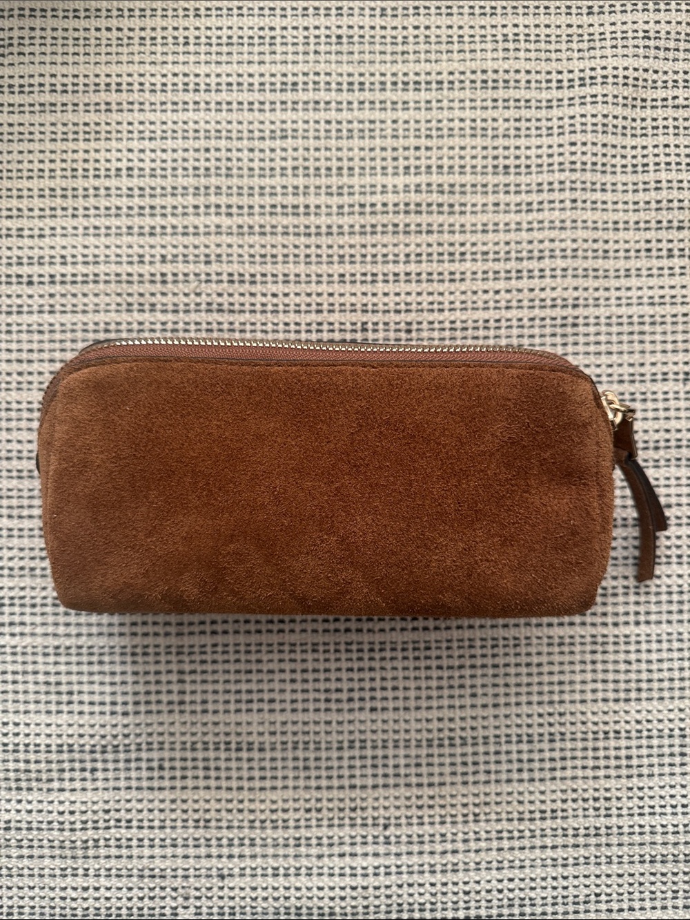 Madewell Makeup Pouch in Suede